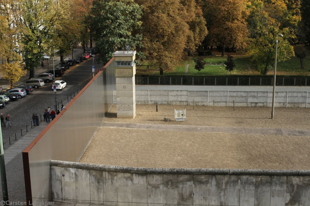 The wall was almost completely removed. There is a monument in Bernauer Strasse where you can see the depressing remaining's